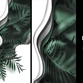 High end Leaf Pattern Set With Artistic Decorative Design Elements