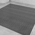 Mud scraping floor mat dust removal mat pvc dust removal carpet 3d model
