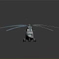 UN Marked White Helicopter With Large Rotor System And Multiple Rotors Design 3d model