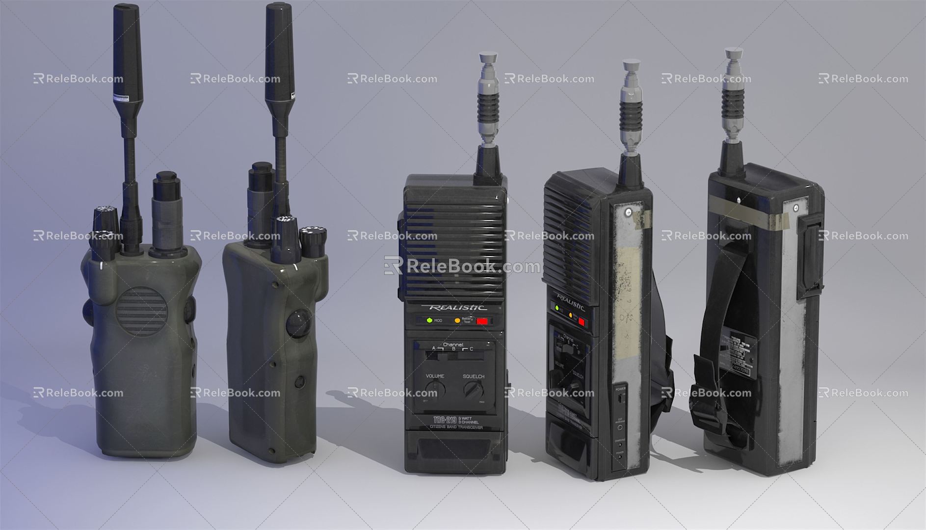 Modern intercom 3d model