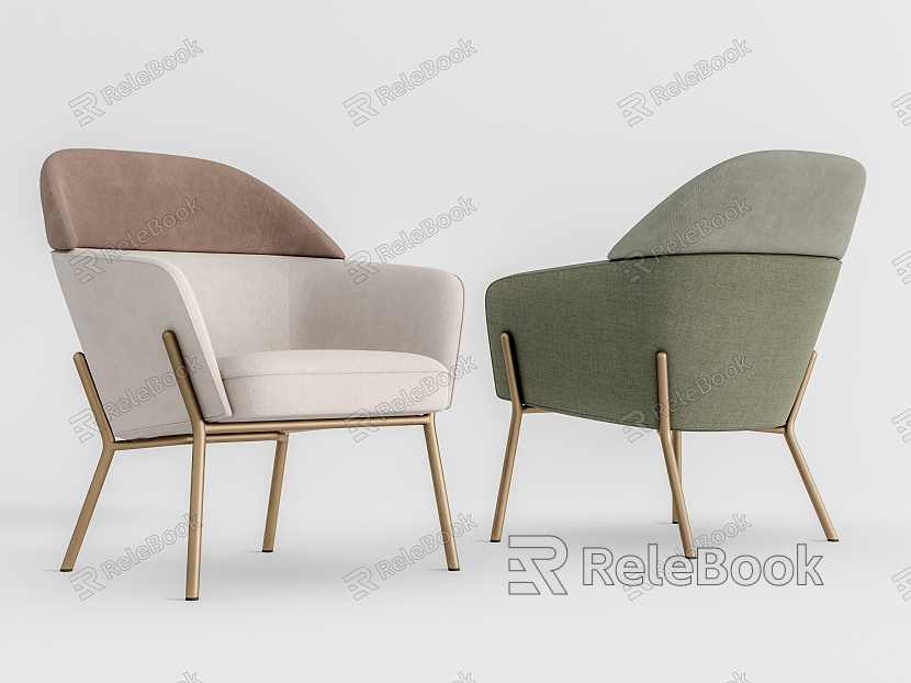 Light Luxury Dining Chair Leisure Chair model