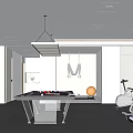 Modern Entertainment Room Interior With Pool Table Fitness Equipment And Stylish Lighting