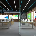 China Telecom Specialty Store With Mobile Phones Display Shelves And Products