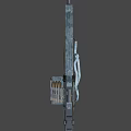 light machine gun 3d model