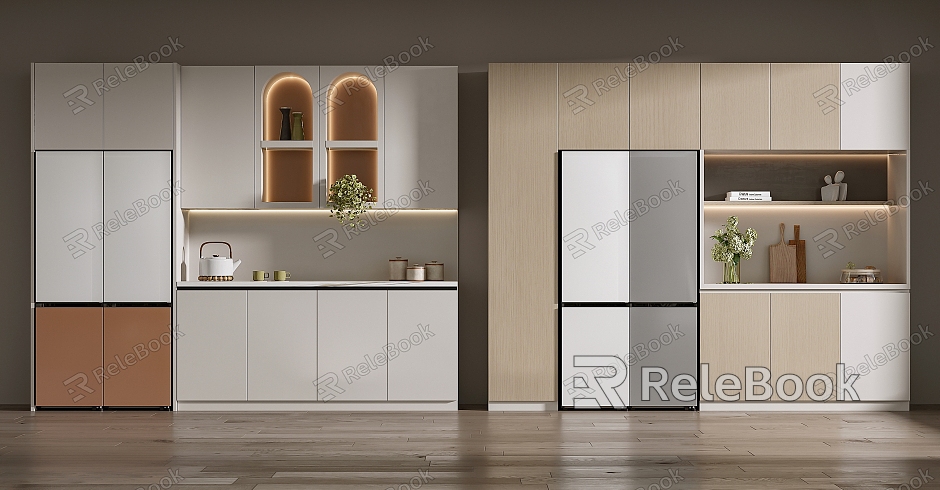 Modern Wine Cabinet Refrigerator Wine Cabinet Combination model