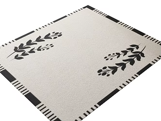French carpet 3d model