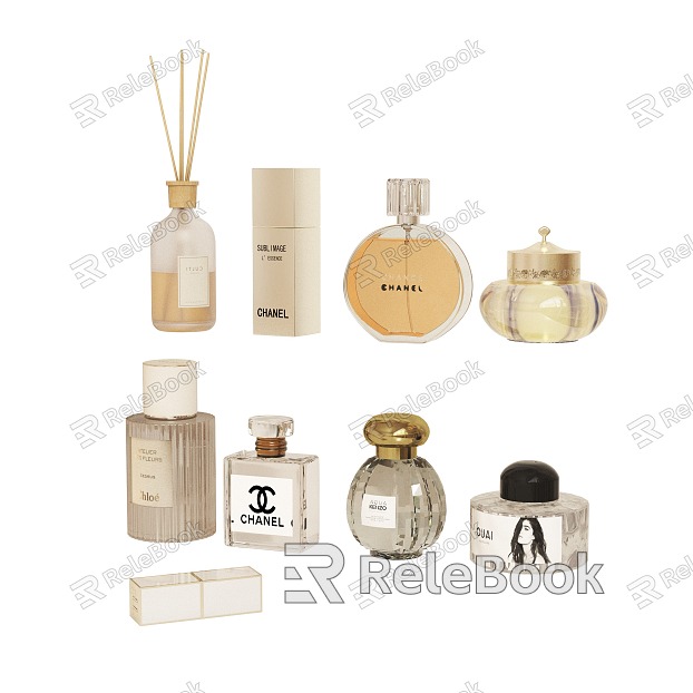 Light Luxury Dresser Cosmetic Perfume Ornament Combination Lipstick model