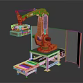 Modern Robot Arm Heavy Duty Robot Arm Mechanical Arm Robot Arm 3d model