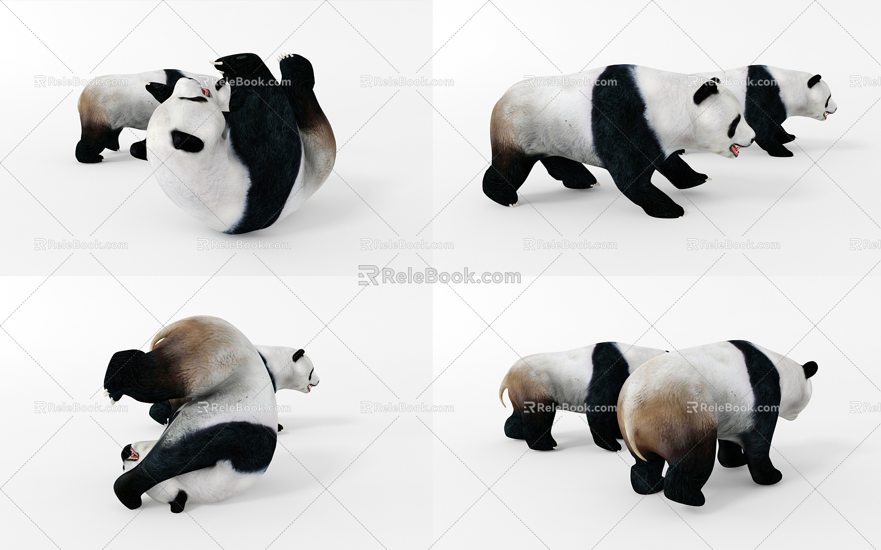 Modern Panda 3d model