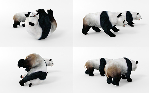 Modern Panda 3d model