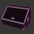 Black Electronic Audio Speaker With Silver Trim And Brand Logo Design