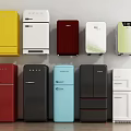 Various Colors Refrigerators And Freezers Wall Mounted And Floor Standing Styles