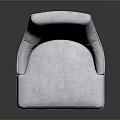 Light Colored Upholstered Bar Stool With Black Legs And Gold Accents