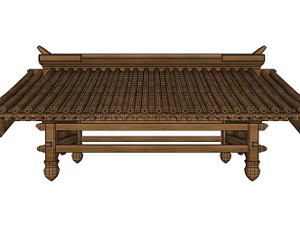 Chinese eaves 3d model