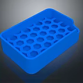 Practical Blue Plastic Honeycomb Hole Storage Organizer for Home Daily Necessities