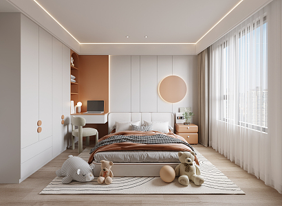 Children's bedroom Modern children's room 3d model