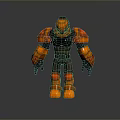 Mech Warrior Mech Soldier Machine Battlearm Mechanical Battlearm Machine Fighter Robot 3d model