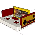 Modern game machine Little Overlord game machine 3d model