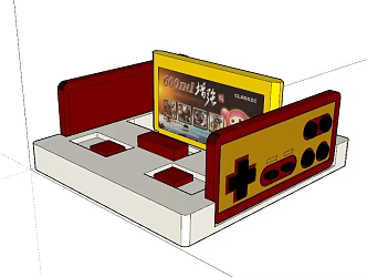 Modern game machine Little Overlord game machine 3d model