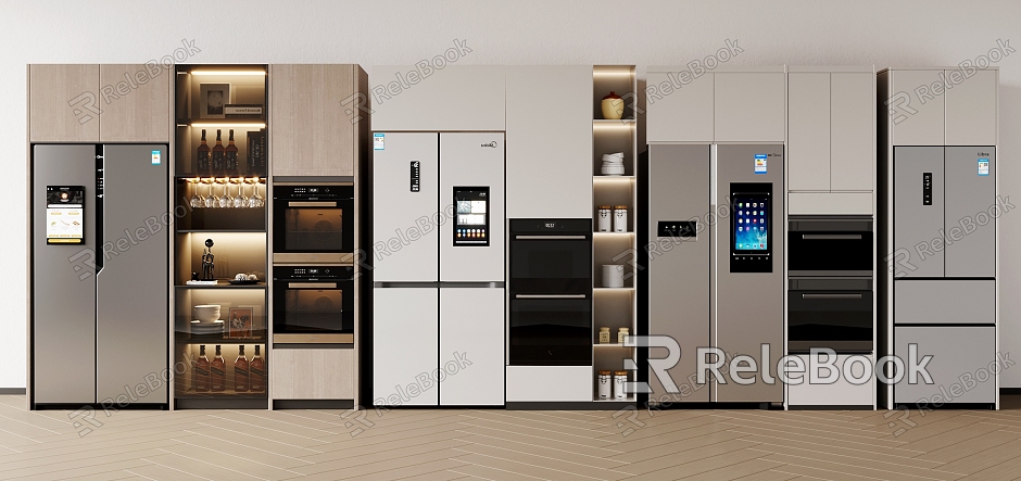 Modern Kitchen Appliances Refrigerator Embedded Refrigerator Double Door Refrigerator Single Door Refrigerator Oven Steamer model