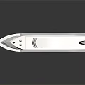 Modern White Cruise Ship With Multi Deck And Sleek Design 3d model