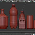Assorted Beverages With Apple Juice 7UP Orange Juice Soda And Cherry Juice Cans