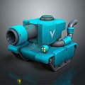 Sci-fi Tank Cartoon Tank Sci-fi Vehicle Sci-fi Vehicle World of Tanks Tank War Anime Tank 3d model