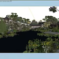 Traditional Chinese Ancient Architecture Garden Featuring Pond Rockery and Lush Green Landscape