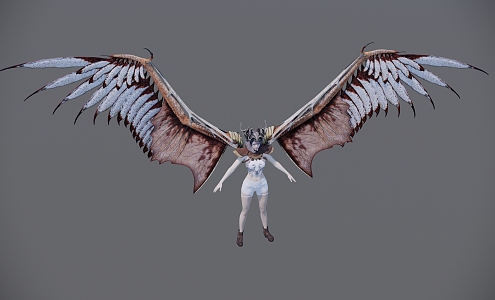 Angel Girl Characters 3d model