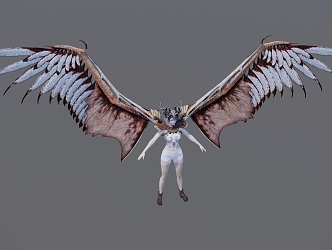 Angel Girl Characters 3d model