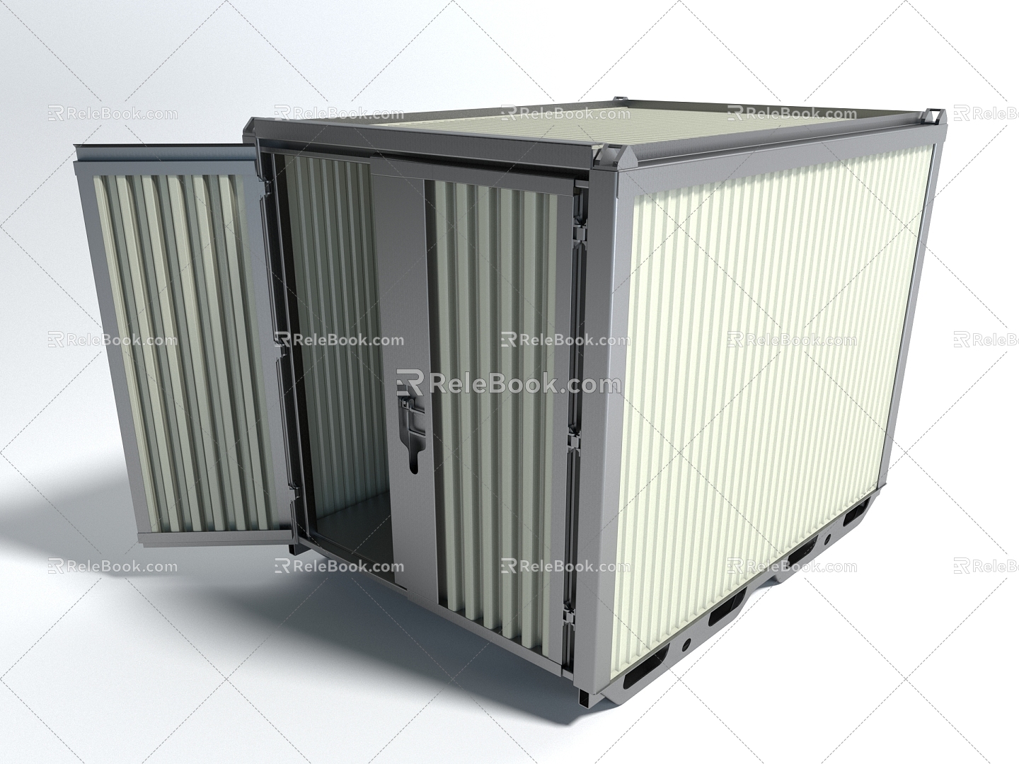 Industrial Equipment Container Cargo Box Logistics Box Iron Box 3d model