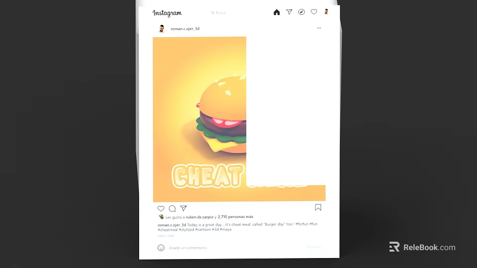 Delicious Cheat Day Burger With Juicy Patty Fresh Vegetables And Sauce 3d model 