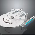 Starfleet Explorer Spacecraft Model With NCC 51060 And Blue Accents