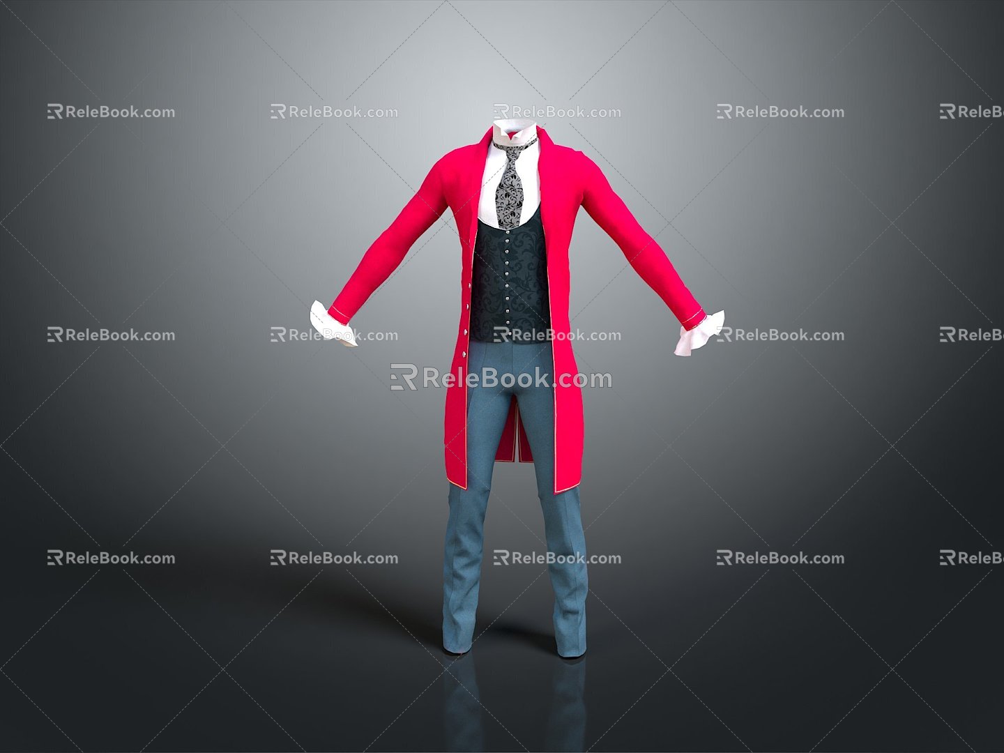 Suit Suit Dress Men's Suit Men's Suit Men's Suit Men's Suit Men's Suit Men's Suit Men's Dress 3d model