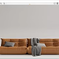 Modern Combination Sofa Multiplayer Sofa 3d model