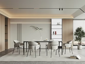 Modern Restaurant 3d model
