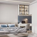 Kids Room Interior Design With Bed Study Desk Computer Bookshelf And Decorative Items