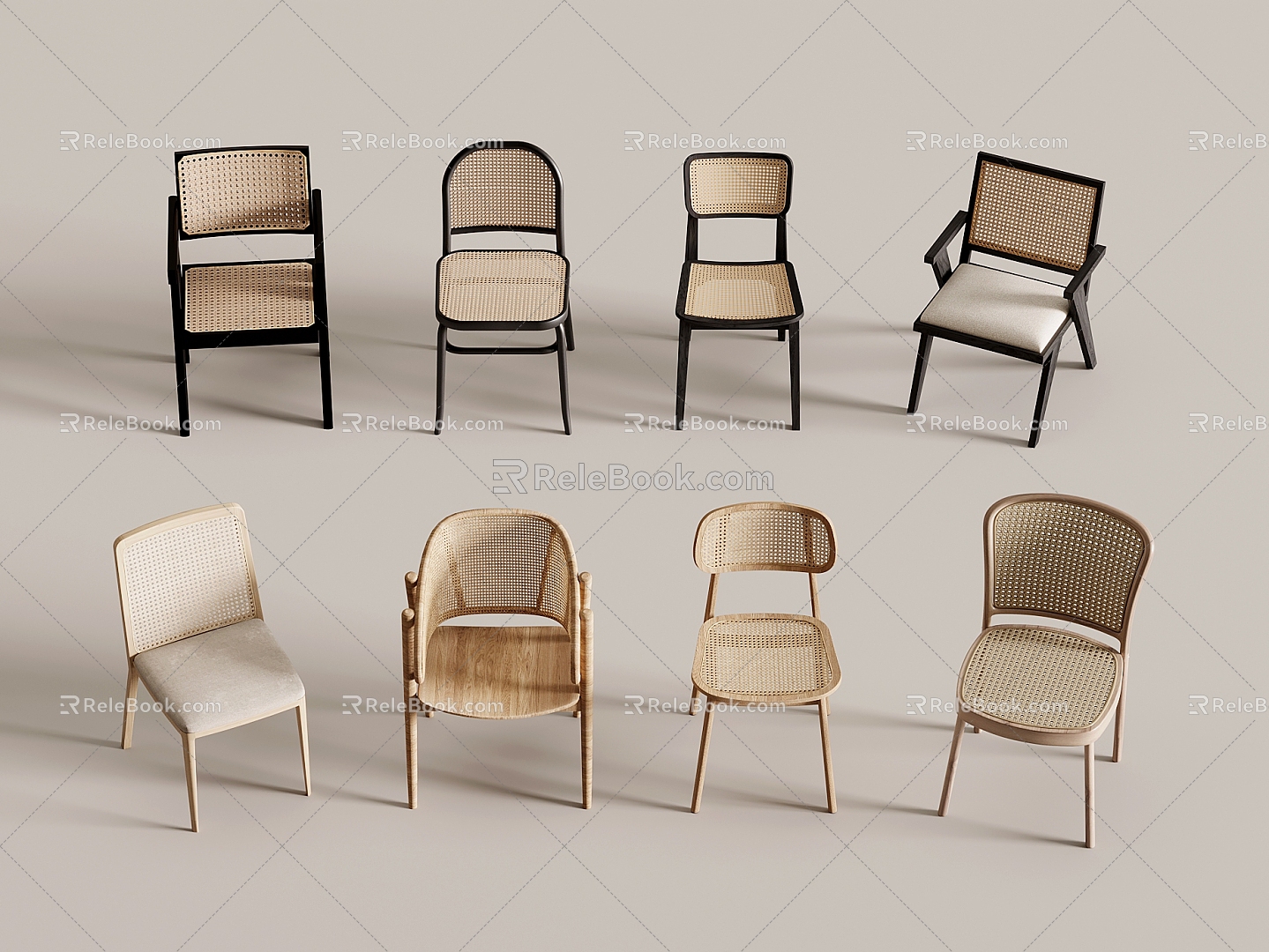 Quiet Dining Chair 3d model