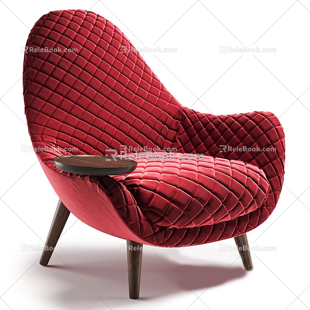 Sofa Single Sofa Seat Casual Sofa Single Chair 3d model