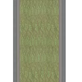 Green Patterned Swing Door With Gray Frame And Elegant Design 3d model