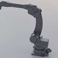 Robot arm mechanical arm production equipment assembly line workbench 3d model