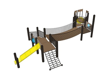 Children's amusement facilities 3d model