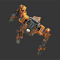 Modern Robot Warrior Robocop 3d model