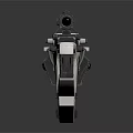 Futuristic Sci Fi Weapon With Advanced Scope And Silver Black Mechanical Design