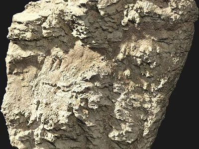 Natural Stone And Wood Materials With Rough Textures And Organic Patterns 3d model