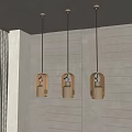 Nordic Restaurant Chandelier 3d model