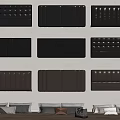 Stylish Bed Headboards In Black And Brown With Tufted Smooth Stitched Designs And Decorative Pillows