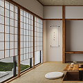 Japanese Tatami Bedroom Tatami 3d model