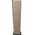 Stylish Living Room Setup With Floor Standing Speaker And Home Audio System
