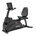 Life Fitness Black Rowing Machine with Digital Display for Home Cardio Workouts